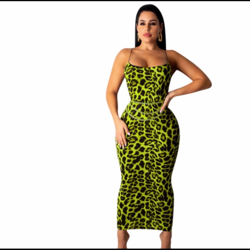 Bodycon printed dress